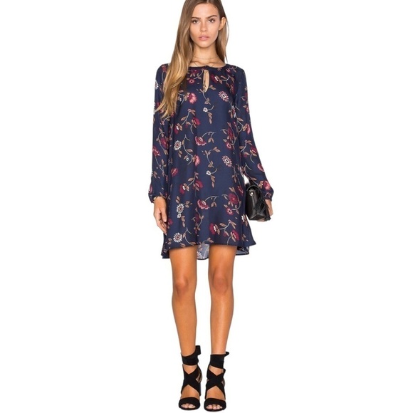 Cupcakes and Cashmere Revolve Hazel Floral Dress in Gypsy Soul Womens Small - Picture 4 of 15